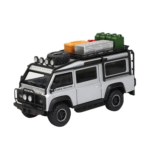 Perfeclan 1:32 Diecast Modell Legierung Auto Rolle Spielen Simulation Spielzeug Auto Modell Zurückziehen für Jungen Sammler Kinder Tabletop Ornament Party, Silber von Perfeclan