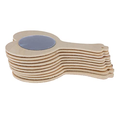 Perfeclan 10/8pcs Leerer Unfertiger Holzspiegel für Kinder DIY, Herzform, 10 stück Perfeclan 10/8pcs Leerer Unfertiger Holzspiegel für Kinder DIY, Herzform, 10 stück von Perfeclan