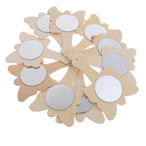Perfeclan 10/8pcs Leerer Unfertiger Holzspiegel für Kinder DIY, Schmetterling, 10 stück Perfeclan 10/8pcs Leerer Unfertiger Holzspiegel für Kinder DIY, Schmetterling, 10 stück von Perfeclan