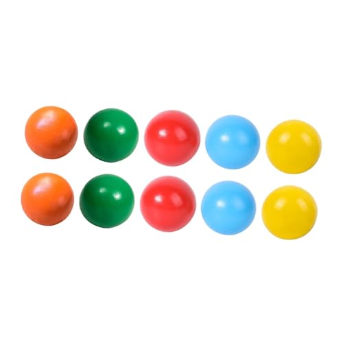 Perfeclan 10 Stück Regenbogen-Holzkugeln, Lernmaterialien für den Vorschulbereich, passende Spiele, farbiges Farbsortierspielzeug, Zählspielzeug für, Style B Perfeclan 10 Stück Regenbogen-Holzkugeln, Lernmaterialien für den Vorschulbereich, passende Spiele, farbiges Farbsortierspielzeug, Zählspielzeug für, Style B von Perfeclan