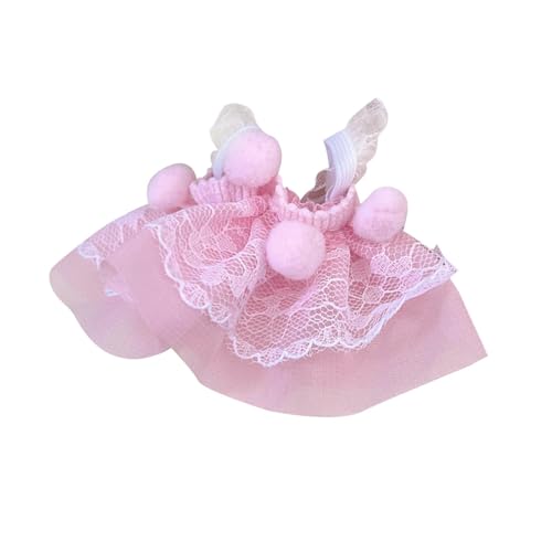 Perfeclan 17 cm Plüsch Puppenkleidung Anhänger Puppen-Outfits Weiche Kuscheltiere Kleidung für Kinder Puppe Miniatur Anzug Kostüme DIY, ROSA von Perfeclan