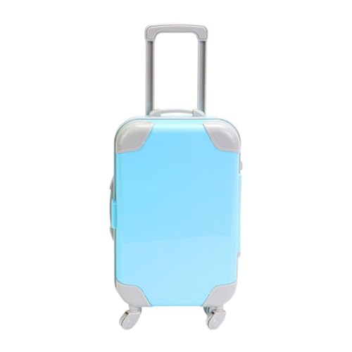 Perfeclan 18 Zoll Puppenkoffer, Babyspielzeug, Rollenspielspielzeug, Tragetasche, Aufbewahrung, Mini-Reisekoffer, Puppenzubehör, Blau Perfeclan 18 Zoll Puppenkoffer, Babyspielzeug, Rollenspielspielzeug, Tragetasche, Aufbewahrung, Mini-Reisekoffer, Puppenzubehör, Blau von Perfeclan