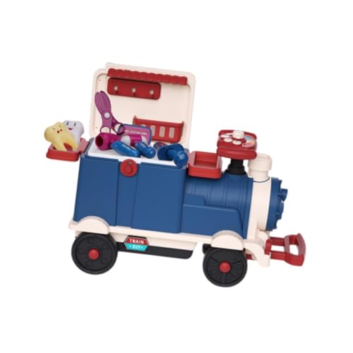 Perfeclan 26x Arzt-Set für Kinder, Ärzte-Trolley-Set, Ärzte-Spielsets, vorgetäuschtes Stations-Set für Kleinkinder im Vorschulalter von 3–12 von Perfeclan