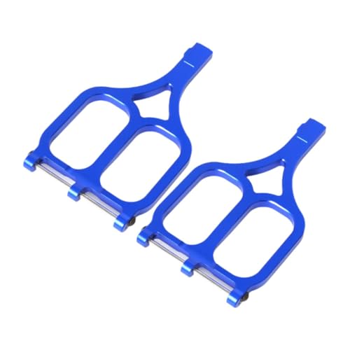 Perfeclan 2Pcs Upper Suspension Arme 1/10 Kompatibel DIY ACCS Ersatz RC Auto Ersatzteile LKW Fahrzeuge Modell, Blau von Perfeclan