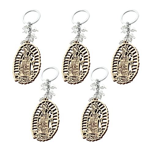 Perfeclan 5X Schlüsselanhänger Souvenir Zarte Unsere Liebe Frau von Gefälligkeiten für Gedenkgeschenk Geburtstagsgeschenk Gast, Weiße Perlen Perfeclan 5X Schlüsselanhänger Souvenir Zarte Unsere Liebe Frau von Gefälligkeiten für Gedenkgeschenk Geburtstagsgeschenk Gast, Weiße Perlen von Perfeclan