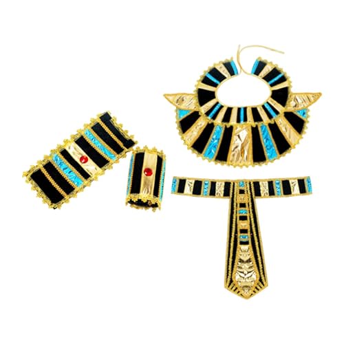 Perfeclan Ägyptisches Kostümzubehör für Männer, Requisite, Pharao-Kostüm für dramatisches Spiel, Geburtstag Perfeclan Ägyptisches Kostümzubehör für Männer, Requisite, Pharao-Kostüm für dramatisches Spiel, Geburtstag von Perfeclan