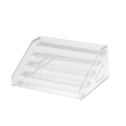 Perfeclan Acryl Display Riser Parfüm Veranstalter Showcase Stand Display Rack, 5 Schichten von Perfeclan