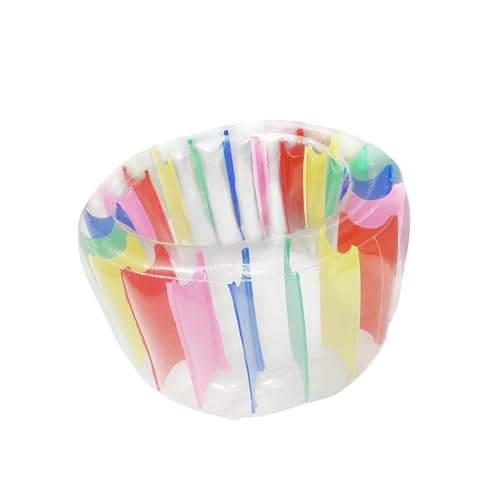 Perfeclan Aufblasbare Walzen Float Wasserspielzeug liefert riesige farbenfrohe Pool Roller Toy Water Rolling Wheel für Rasen Kinder im Freien, 120 cm Perfeclan Aufblasbare Walzen Float Wasserspielzeug liefert riesige farbenfrohe Pool Roller Toy Water Rolling Wheel für Rasen Kinder im Freien, 120 cm von Perfeclan