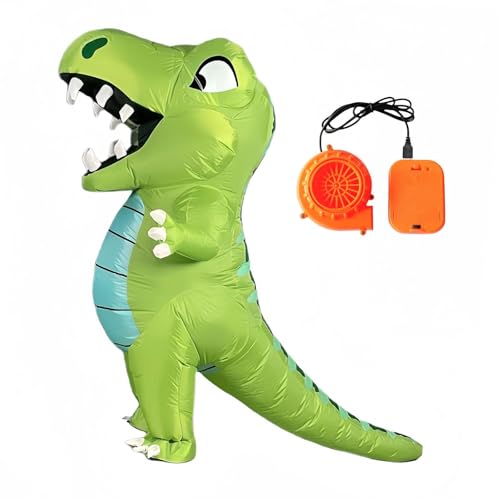 Perfeclan Aufblasbares Dinosaurierkostüm Ganzkörperanzug Foto Requisiten Cosplay niedliches Kostüm, für Kinder von Perfeclan