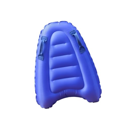 Perfeclan Aufblasbares Surfbrett, Surf-Bodyboard für Kinder, Schwimmer, Surfbrett, aufblasbares Poolfloß, aufblasbarer Wasserschwimmer für Strandpartys, Dunkelblau von Perfeclan