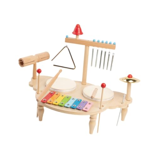 Perfeclan Baby-Musikinstrument, Kinder-Schlagzeug, multifunktionales Schlaginstrumenten-Spielbrett für Kinder, Jungen und Mädchen im Alter von 1–6 Jahren von Perfeclan