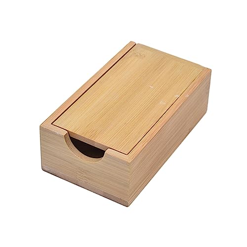 Perfeclan Bambus Würfel Rollbehälter Aus Holz, Würfelroller mit Schloss, Rolltablett für Tabletop Zubehör, Wohnung von Perfeclan