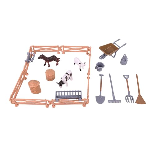 Perfeclan Bauernhoftiere Figuren Modellfiguren Lernspielzeug Detaillierte Textur Sammlung Mikrolandschaft Spielzeug für, 22 Stück, Kein Fahrzeug. Perfeclan Bauernhoftiere Figuren Modellfiguren Lernspielzeug Detaillierte Textur Sammlung Mikrolandschaft Spielzeug für, 22 Stück, Kein Fahrzeug. von Perfeclan