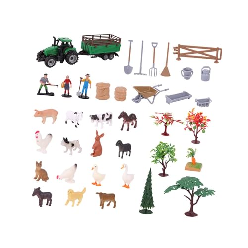Perfeclan Bauernhoftiere Figuren Modellfiguren Lernspielzeug Detaillierte Textur Sammlung Mikrolandschaft Spielzeug für, 49 Stück Perfeclan Bauernhoftiere Figuren Modellfiguren Lernspielzeug Detaillierte Textur Sammlung Mikrolandschaft Spielzeug für, 49 Stück von Perfeclan