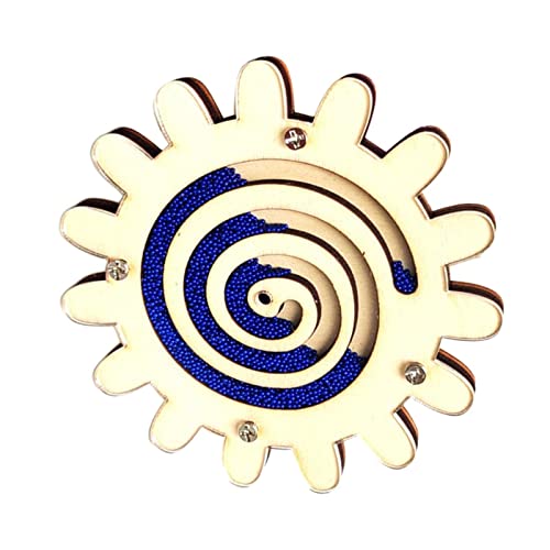 Perfeclan Beschäftigtes aus Holz für Kinder, Zahnrad-Aktivitäts, rotierende DIY- für Kinder, die Kleinkinder trainieren, Dunkelblau Perfeclan Beschäftigtes aus Holz für Kinder, Zahnrad-Aktivitäts, rotierende DIY- für Kinder, die Kleinkinder trainieren, Dunkelblau von Perfeclan