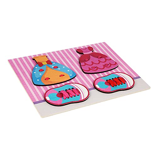 Perfeclan Busy Board Lernspielzeug Holz Lernbrett Zubehör Förderung Kreativität für Kinder Vorschule Reise Geburtstag, Kleid Perfeclan Busy Board Lernspielzeug Holz Lernbrett Zubehör Förderung Kreativität für Kinder Vorschule Reise Geburtstag, Kleid von Perfeclan