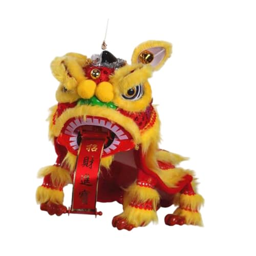 Perfeclan Chinesische Marionette Lion Toy, Hand String Lion Tanzpuppen Kreative Chinesische Neujahrsdekoration, Chinesisches Neujahrsgeschenk von Perfeclan