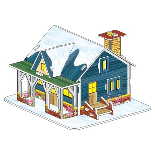 Perfeclan DIY Weihnachtshäuser, lustige 3D-Puzzle-Aktivitäten, kleine Häuser, Innen- und Außendekoration, Partybevorzugung, Dekoration für Erwachsene und, S Schneehaus Perfeclan DIY Weihnachtshäuser, lustige 3D-Puzzle-Aktivitäten, kleine Häuser, Innen- und Außendekoration, Partybevorzugung, Dekoration für Erwachsene und, S Schneehaus von Perfeclan