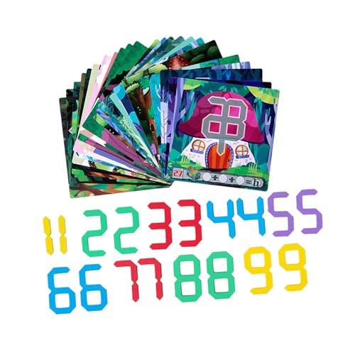 Perfeclan Digitales Entschlüsselungs-Puzzlespiel für Kinder, Lernspiel, kreatives Denkspiel, interaktives Spielzeug für Mathematik im Klassenzimmer von Perfeclan