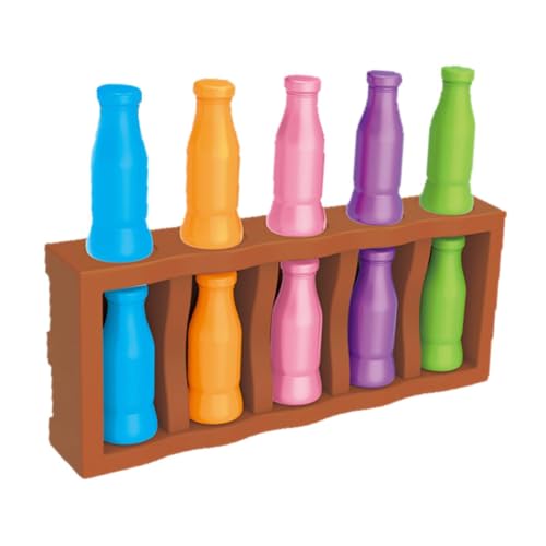 Perfeclan Farbabgleichsspiel, Intelligenzentwicklungsaktivität, Gruppenherausforderung, Früherziehung, interaktive Brettspiele für Mädchen und Jungen, 10 Flasche Perfeclan Farbabgleichsspiel, Intelligenzentwicklungsaktivität, Gruppenherausforderung, Früherziehung, interaktive Brettspiele für Mädchen und Jungen, 10 Flasche von Perfeclan