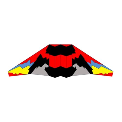 Perfeclan Glider Kites für Erwachsene Eltern Kind Interaktives Spielzeug Outdoor Sport Praktischer Geschenke Beach Kite für Anfänger für Travel Beach von Perfeclan