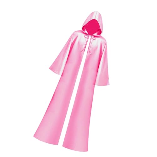 Perfeclan Halloween Cloak Cosplay Cape Cowl in Voller Länge Dress Up Kostüm Langer Kapuze Umhang für Club Party Ostern Vintage Versammlung von Perfeclan