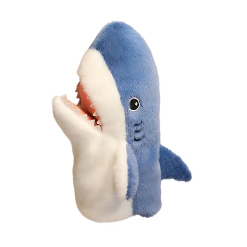 Perfeclan Handpuppen-Plüschtier, fantasievolle weiche Kopfhandschuhe, Geschichtenerzählpuppen zum Spielen, Aufführen, im Klassenzimmer, Hai Perfeclan Handpuppen-Plüschtier, fantasievolle weiche Kopfhandschuhe, Geschichtenerzählpuppen zum Spielen, Aufführen, im Klassenzimmer, Hai von Perfeclan
