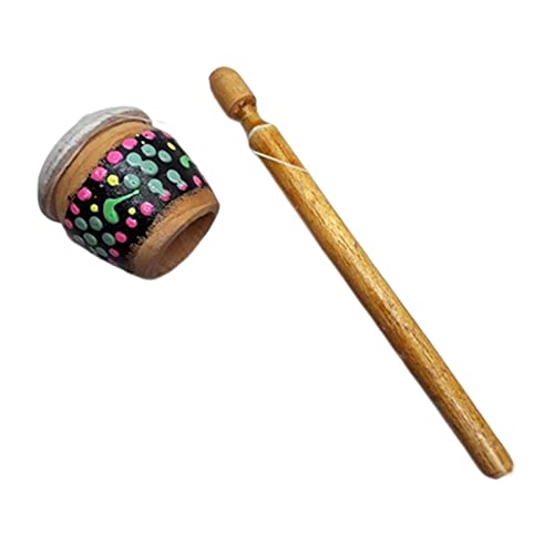 Perfeclan Hölzerne Vintage Kleine Musikinstrumente Akustische Lernspielzeug Handgemachte Holzspielzeug Dekorationssammlungen Trommel Indonesische Rasseltrommel, Stil B Perfeclan Hölzerne Vintage Kleine Musikinstrumente Akustische Lernspielzeug Handgemachte Holzspielzeug Dekorationssammlungen Trommel Indonesische Rasseltrommel, Stil B von Perfeclan
