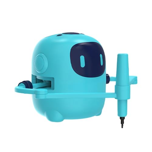 Perfeclan Intelligenter Zeichenroboter für Kinder Interaktiver Malroboter Automatisches Malen Kreative Zeichenmaschine zur Aufklärung von Kindern, Blau von Perfeclan