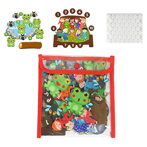 Perfeclan Kids Flanell Filz-Sets für Kleinkinder Vorschul-Filz geschichten Stücke Activity Board von Perfeclan