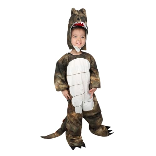 Perfeclan Kinder Dinosaurier Kostüm Entzückendes Kostüm T Rex Kostüm Tier Cosplay Outfit, Xs von Perfeclan