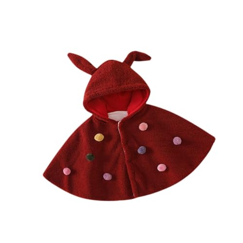 Perfeclan Kinder Kapuzen Poncho Umhang Cape Halloween Kostüm Neuheit Kapuze Kostüm für Herbst, 80cm von Perfeclan