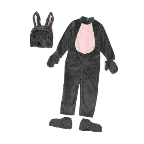 Perfeclan Kinder Osterhasen Kostüm Set Kaninchen -Pyjama für Jungen Mädchen, Partys, L von Perfeclan