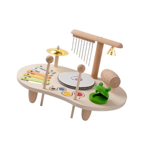 Perfeclan Kinder-Schlagzeug, Schlaginstrumente, Musikinstrument-Spielzeug, Musikspielzeug aus Holz für Kinder im Alter von 3 4 5 6 Jahren, Jungen und Mädchen, Perfeclan Kinder-Schlagzeug, Schlaginstrumente, Musikinstrument-Spielzeug, Musikspielzeug aus Holz für Kinder im Alter von 3 4 5 6 Jahren, Jungen und Mädchen, von Perfeclan