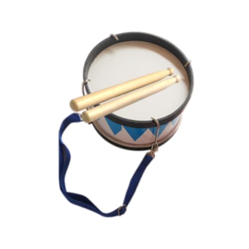 Perfeclan Kinder-Snare-Drum-Set, Trommelspielzeug, 2 Trommelstöcke, Lernspielzeug, Kinder-Schlaginstrument, Musikkunst für den Kindergarten, Zuhause, Jungen und, Blau von Perfeclan