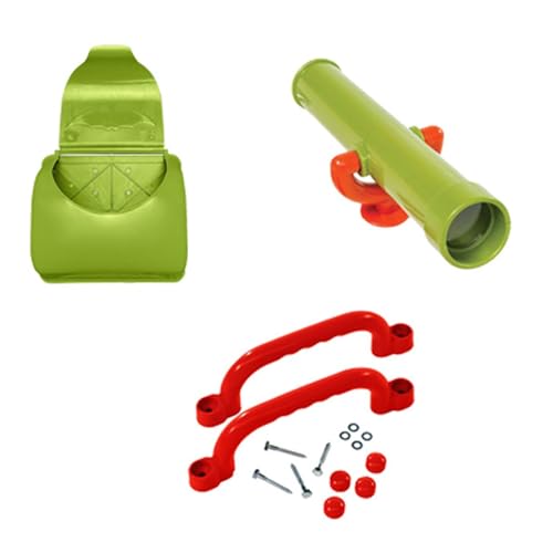 Perfeclan Kinder Spielplatz Ausrüstung Zubehör Outdoor Playset Piraten Teleskop Sicherheit Griffe Schaukel Anhänge für Hinterhof Klettergerüst, #I von Perfeclan