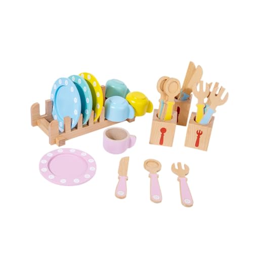 Perfeclan Küchenset Spielzeug Cooking Cooking Cooking Playset Organizationsfähige Fähigkeiten und Utensiliengeschirr für 3 4 5 6 7+ Jahre alt von Perfeclan