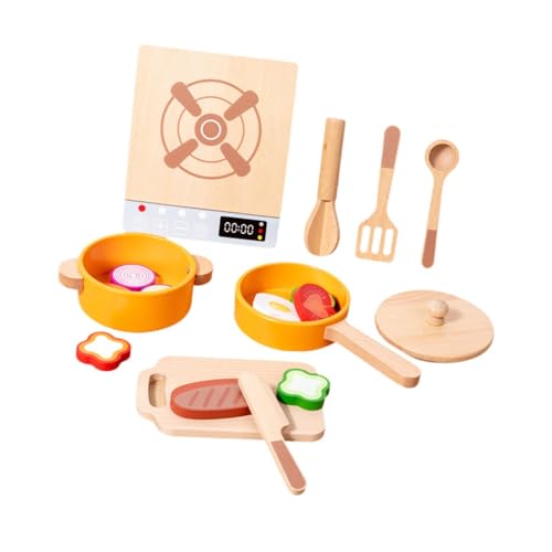 Perfeclan Küchenspielset-Spielzeug mit Kochgeschirr, Rollenspiel, pädagogisches Spielset zum Vortäuschen von Kochtöpfen und Pfannen für Spielbevorzugungen Perfeclan Küchenspielset-Spielzeug mit Kochgeschirr, Rollenspiel, pädagogisches Spielset zum Vortäuschen von Kochtöpfen und Pfannen für Spielbevorzugungen von Perfeclan