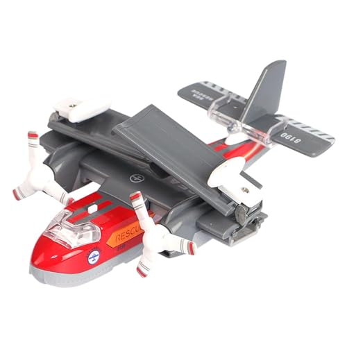 Perfeclan Legierter Flugzeug, Modellflugzeug, Hubschrauber Spielzeug Cretive Realistic Fighter Spielzeug zurückziehen für Kinder Jungen Mädchen von Perfeclan