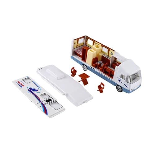 Perfeclan Legierung RV Modell Spielzeug Auto Wohnmobil Spielzeug Diecast Pullback Kinder Spielzeug Öffnende Tür Zurückziehen RV Fahrzeug Spielzeug für Kinder von Perfeclan