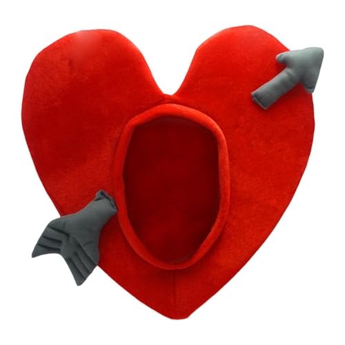 Perfeclan Liebe Herz Kopfbedeckung Hut Phantasie Kleid Nette Kopfbedeckung für Maskerade Valentinstag Perfeclan Liebe Herz Kopfbedeckung Hut Phantasie Kleid Nette Kopfbedeckung für Maskerade Valentinstag von Perfeclan