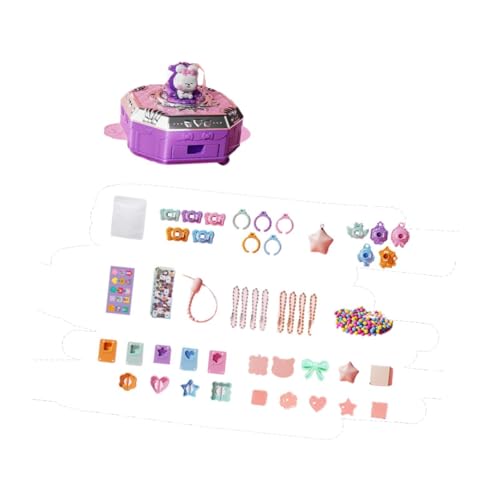 Perfeclan Mädchen DIY Toys Schmuck Machen Kit Puzzle Party bevorzugt süße pädagogische handgefertigte Schmuckset für Mädchen Kinder von Perfeclan