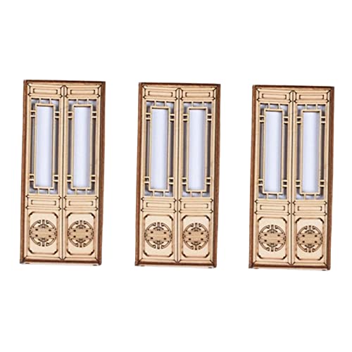 Perfeclan Mini Miniatur Holz Hohltür Im Chinesischen HUI Stil, Architektur, Miniaturszene, Hohltür für Möbel, Rasen, Puppenhaus Zubehör, B Perfeclan Mini Miniatur Holz Hohltür Im Chinesischen HUI Stil, Architektur, Miniaturszene, Hohltür für Möbel, Rasen, Puppenhaus Zubehör, B von Perfeclan