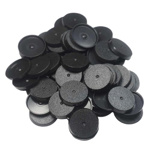Perfeclan 28mm Wargaming Basen Schwarz - Premium Miniaturen Sockel für Tabletop Figuren - 1.10 Zoll Modellbasen Set für Warhammer & Rollenspiele, 50 Stück Perfeclan 28mm Wargaming Basen Schwarz - Premium Miniaturen Sockel für Tabletop Figuren - 1.10 Zoll Modellbasen Set für Warhammer & Rollenspiele, 50 Stück von Perfeclan