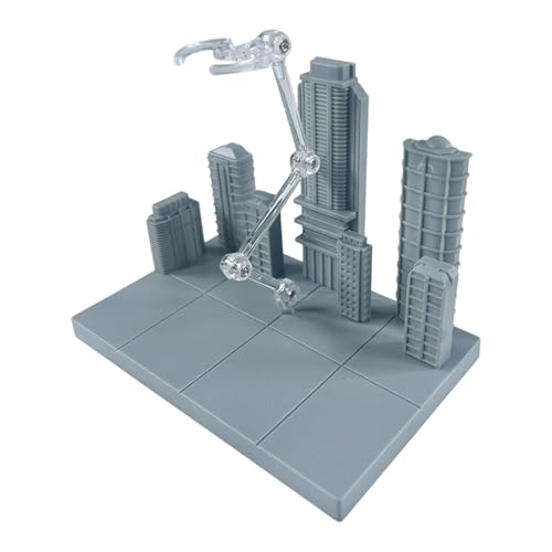 Perfeclan Modell-Displayständer, Mehrzweckbasis mit Adaptern, leicht, mit urbaner Szene für die für -Kollektion, Robustes Zubehör, Grau 14.5x9.5x11cm Perfeclan Modell-Displayständer, Mehrzweckbasis mit Adaptern, leicht, mit urbaner Szene für die für -Kollektion, Robustes Zubehör, Grau 14.5x9.5x11cm von Perfeclan