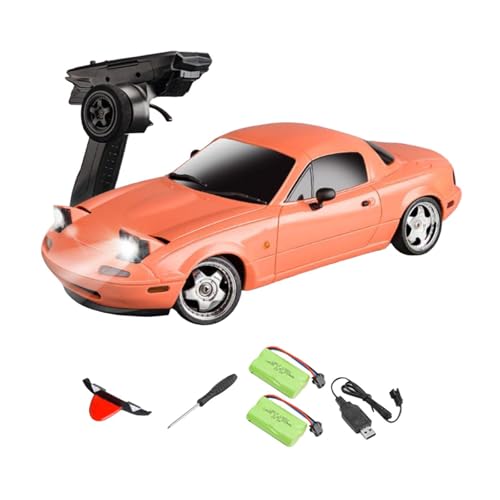 Perfeclan -Modellauto im Maßstab 1/18, Hochgeschwindigkeits-Modellfahrzeug, 4WD, Sport-Spielzeugauto, ferngesteuertes Auto für Kinder, Erwachsene, Rosa von Perfeclan