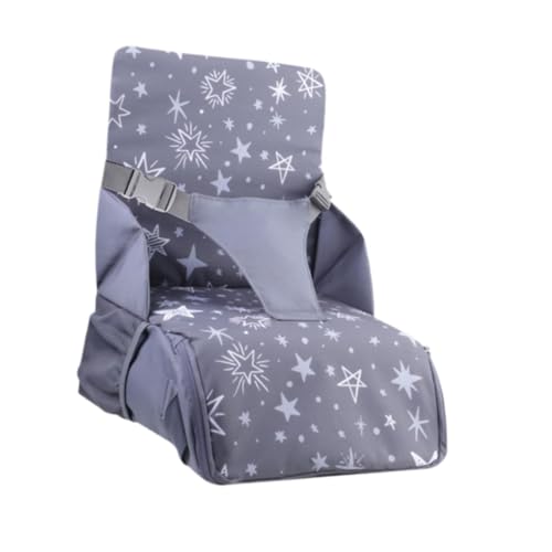 Perfeclan Multifunktionale Mama-Reisetasche, Sitz mit hoher Rückenlehne, Baby-Esszimmerstuhl, 2-in-1, verschleißfeste Baby-Wickeltasche für Campingausgänge, Pattern A von Perfeclan