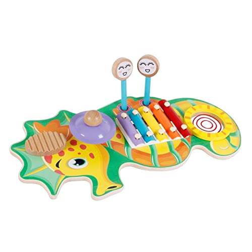 Perfeclan Musikinstrument Holz Xylophon Spielzeug mit Schlägeln Und Seepferdchenform für Sensorisches Spiel Feinmotorische Förderung für Kinder Perfeclan Musikinstrument Holz Xylophon Spielzeug mit Schlägeln Und Seepferdchenform für Sensorisches Spiel Feinmotorische Förderung für Kinder von Perfeclan