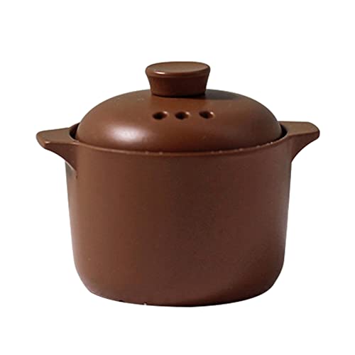 Perfeclan Niedlicher Puppenhaus Suppentopf, Geburtstagsgeschenk, Puppenhausdekoration, Miniaturzubehör, Legierung, Exquisiter Kleiner Schmortopf für 1:6 1:12 Pu, Braun Perfeclan Niedlicher Puppenhaus Suppentopf, Geburtstagsgeschenk, Puppenhausdekoration, Miniaturzubehör, Legierung, Exquisiter Kleiner Schmortopf für 1:6 1:12 Pu, Braun von Perfeclan