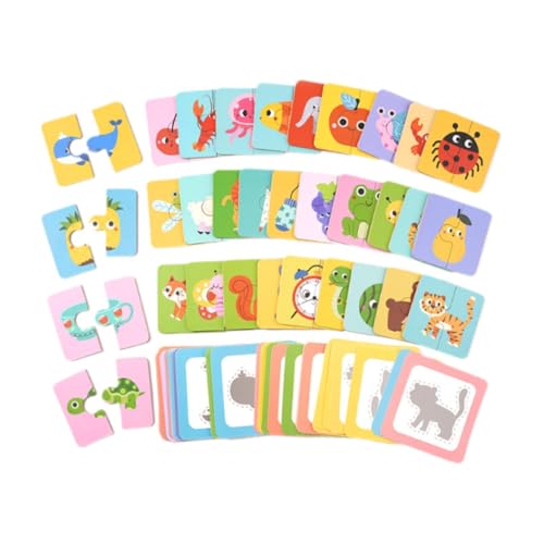 Perfeclan Passende Puzzles, Lernspielzeug, interaktives Schatten-Matching-Spielzeug, Brettspiel für Jungen und Mädchen, Unterhaltung, Alter 3 4 5 Perfeclan Passende Puzzles, Lernspielzeug, interaktives Schatten-Matching-Spielzeug, Brettspiel für Jungen und Mädchen, Unterhaltung, Alter 3 4 5 von Perfeclan